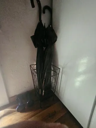 Paragüero metálico negro