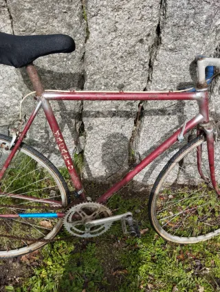 Bicicleta de carreras vintage Macario