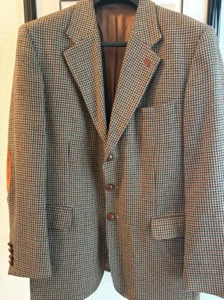 Chaqueta de caballero con coderas