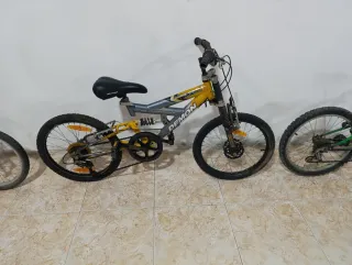 Lote de 5 bicicletas infantiles