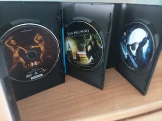 Lote 3 Películas DVD Terror y Acción