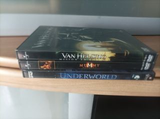 Lote 3 Películas DVD Terror y Acción