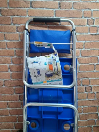 AKTIVE Carro de Playa Plegable Convertible en Mesa