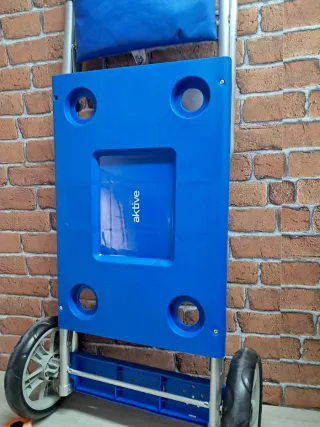 AKTIVE Carro de Playa Plegable Convertible en Mesa