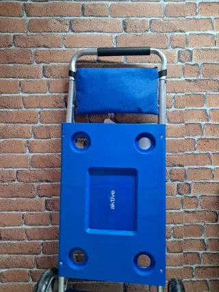 AKTIVE Carro de Playa Plegable Convertible en Mesa