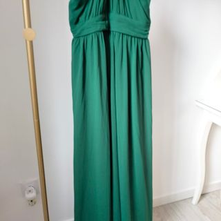 Vestido Largo Fiesta Verde Esmeralda Talla M Nuevo