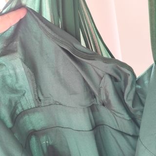 Vestido Largo Fiesta Verde Esmeralda Talla M Nuevo