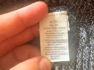 Jersey Calvin Klein Jeans gris