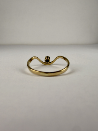 Anillo oro 18k con diamante 0.03ct