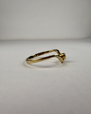 Anillo oro 18k con diamante 0.03ct