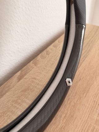 Funda Volante Carbono y Piel Renault