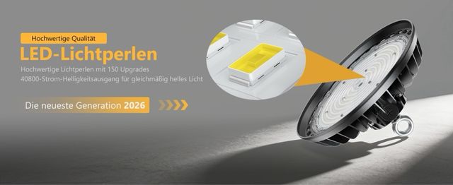 Foco LED Industrial Colgante 150W 25500LM NUEVA