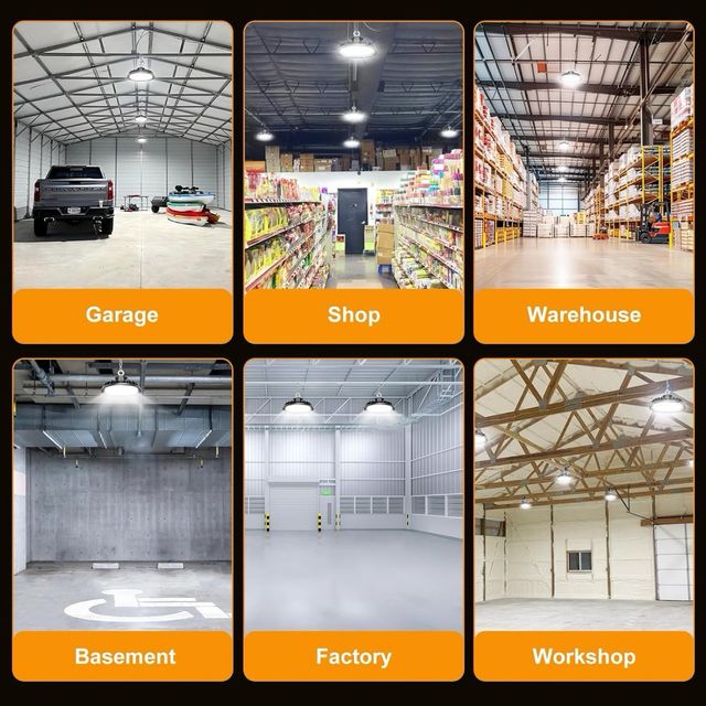 Foco LED Industrial Colgante 150W 25500LM NUEVA