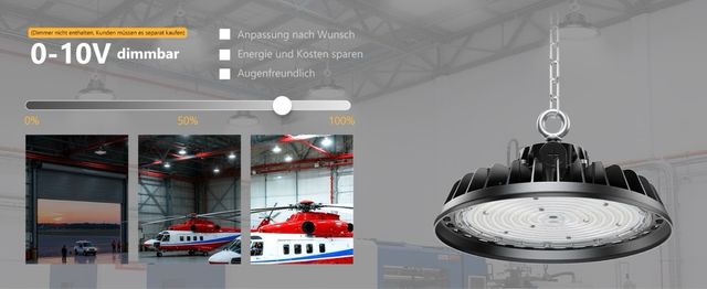 Foco LED Industrial Colgante 150W 25500LM NUEVA