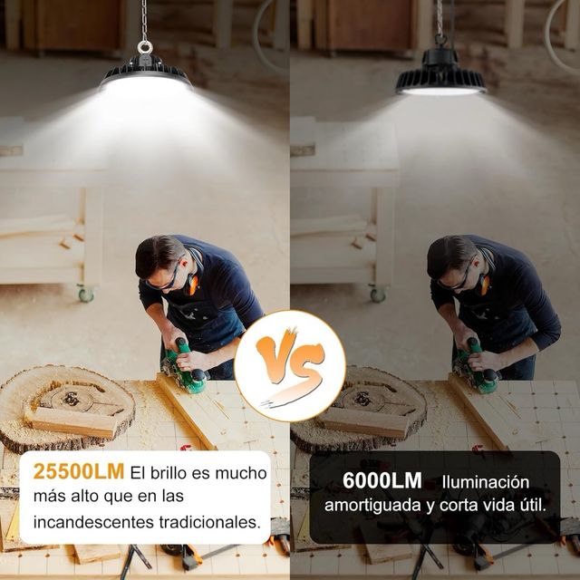 Foco LED Industrial Colgante 150W 25500LM NUEVA