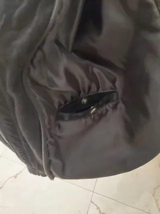 Giacca scamosciata nera