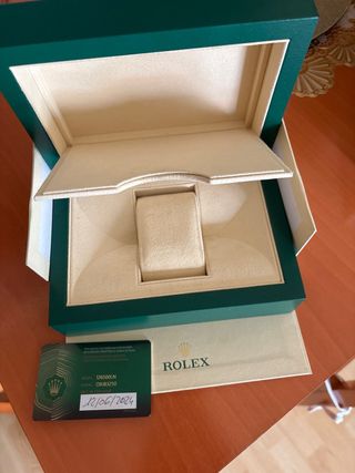 Estuche Rolex Verde