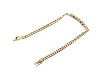 Pulsera de Oro Bicolor 18 Kt. 14.4 gr.segunda mano