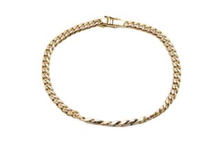 Pulsera de Oro Bicolor 18 Kt. 14.4 gr.segunda mano