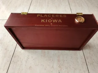 Humidor Placeres Kiowa con higrómetro