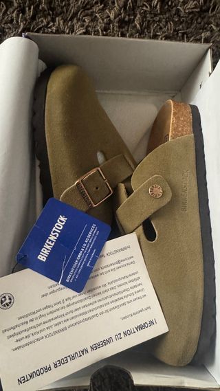 Socas Birkenstock Verde Oliva Tam 40