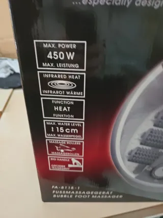 Masajeador de pies nuevo