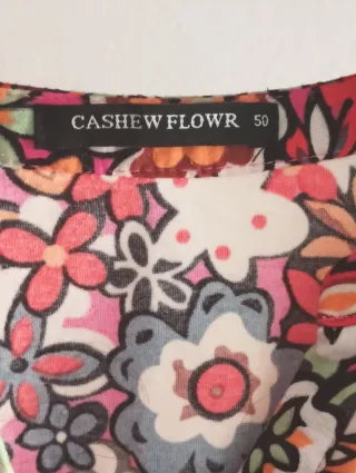 Camisa CASHEW FLOWER floral manga larga Talla S