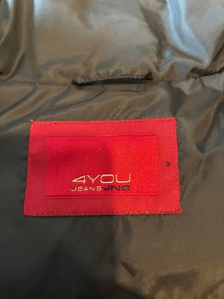 Chaqueta plumífero 4YOU negra