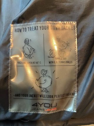 Chaqueta plumífero 4YOU negra