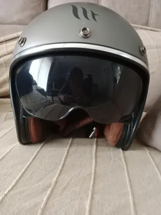 Casco Jet MT Le Mans Skull & Roses