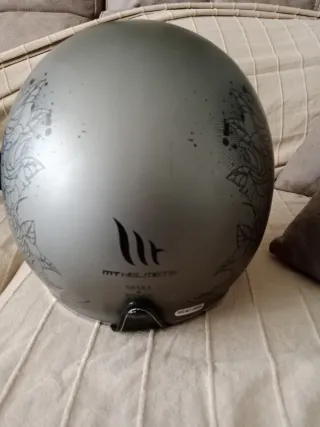 Casco Jet MT Le Mans Skull & Roses