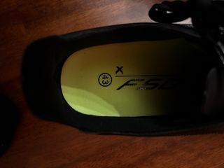 Scarpe calcio Adidas F50 nere oro taglia 43