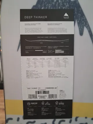 Tabla Snowboard 154 Burton Deep Thinker