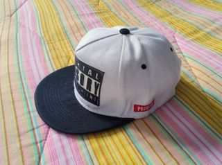 Cappellino 'Parental Advisory' Bianco / Tg. 1 Size