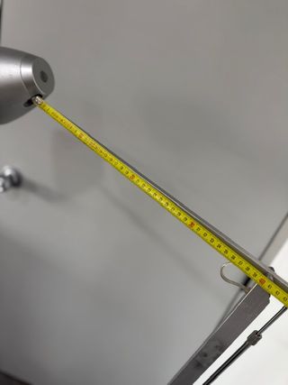 Lámpara de pie articulada metálica