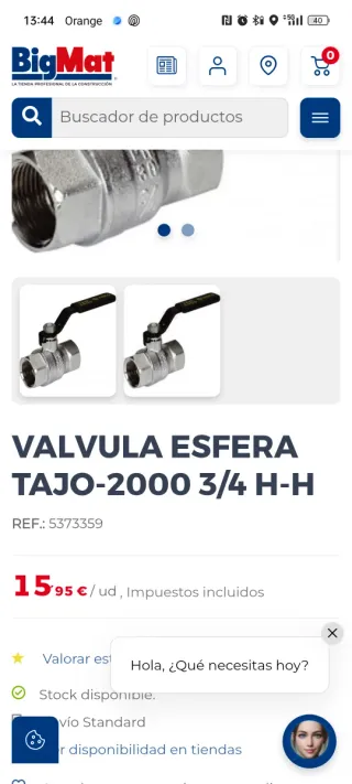 Válvulas Tajo 2000 Esféricas agua