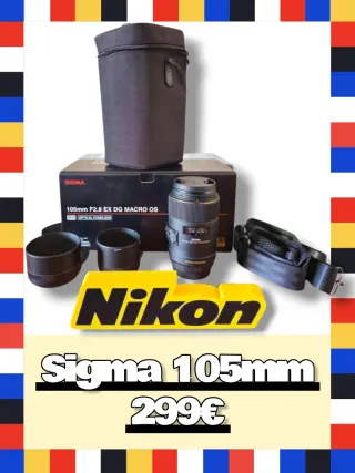 Obiettivo Sigma 105mm F2.8 EX DG Macro OS Nikon