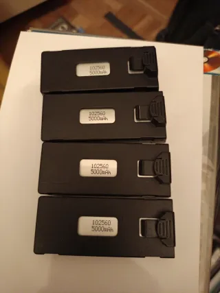 5 Baterías Li-Po Dron E88 E88 Pro