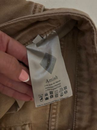 Pantalones anchos Amish marrones