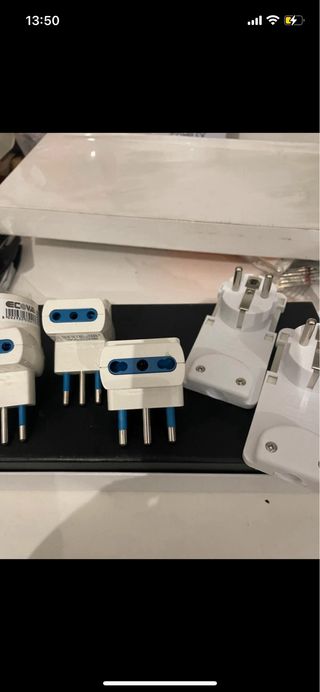 5 Adattatori Universali Bianchi