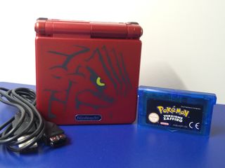 Nintendo Game Boy Advance SP Groudon con accessori