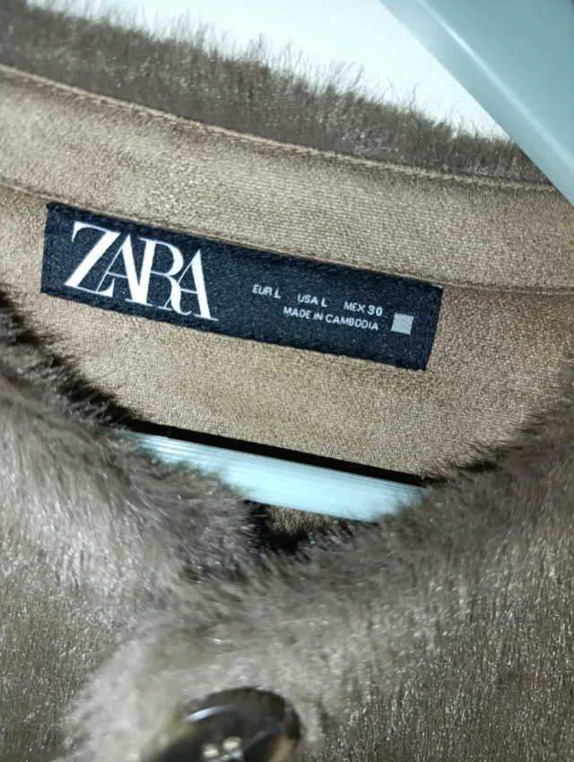 Chaqueta pelo Zara Talla L
