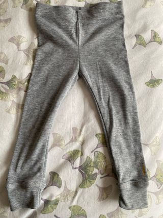 Pantalón térmico infantil gris