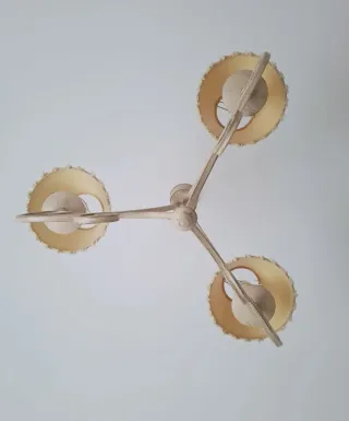 LÁMPARA DE TECHO CLÁSICA 3 BRAZOS