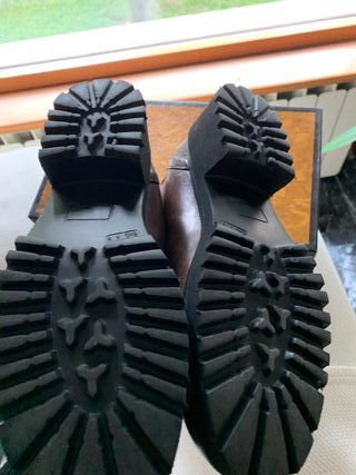 Mocassini donna in pelle marrone