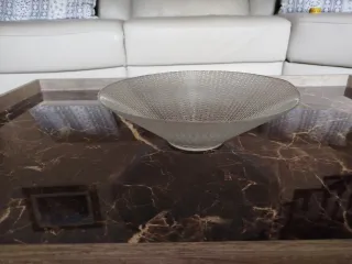 Portadolci in vetro lavorato