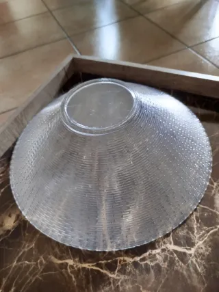 Portadolci in vetro lavorato