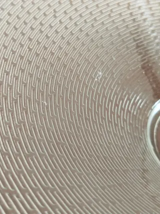 Portadolci in vetro lavorato