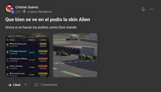 Entrenamiento iRacing – Mejora en comunidad