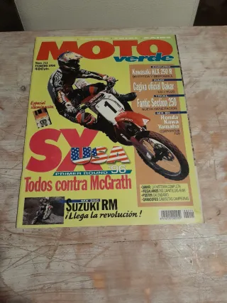Revista motos moto verde